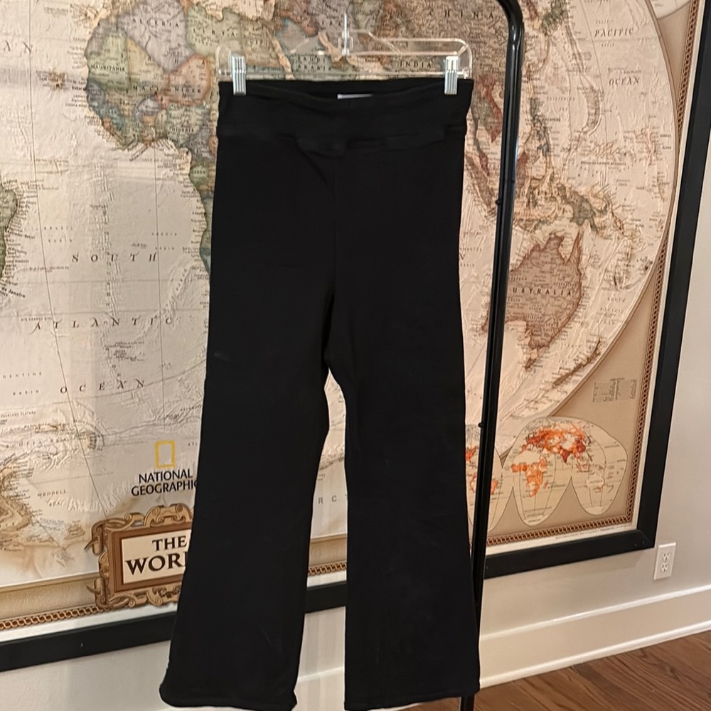 Frame Denim Black Cropped Ankle Pants